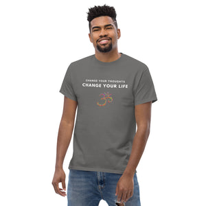 Change Your Thoughts Change Your Life Unisex 100% Cotton Tee